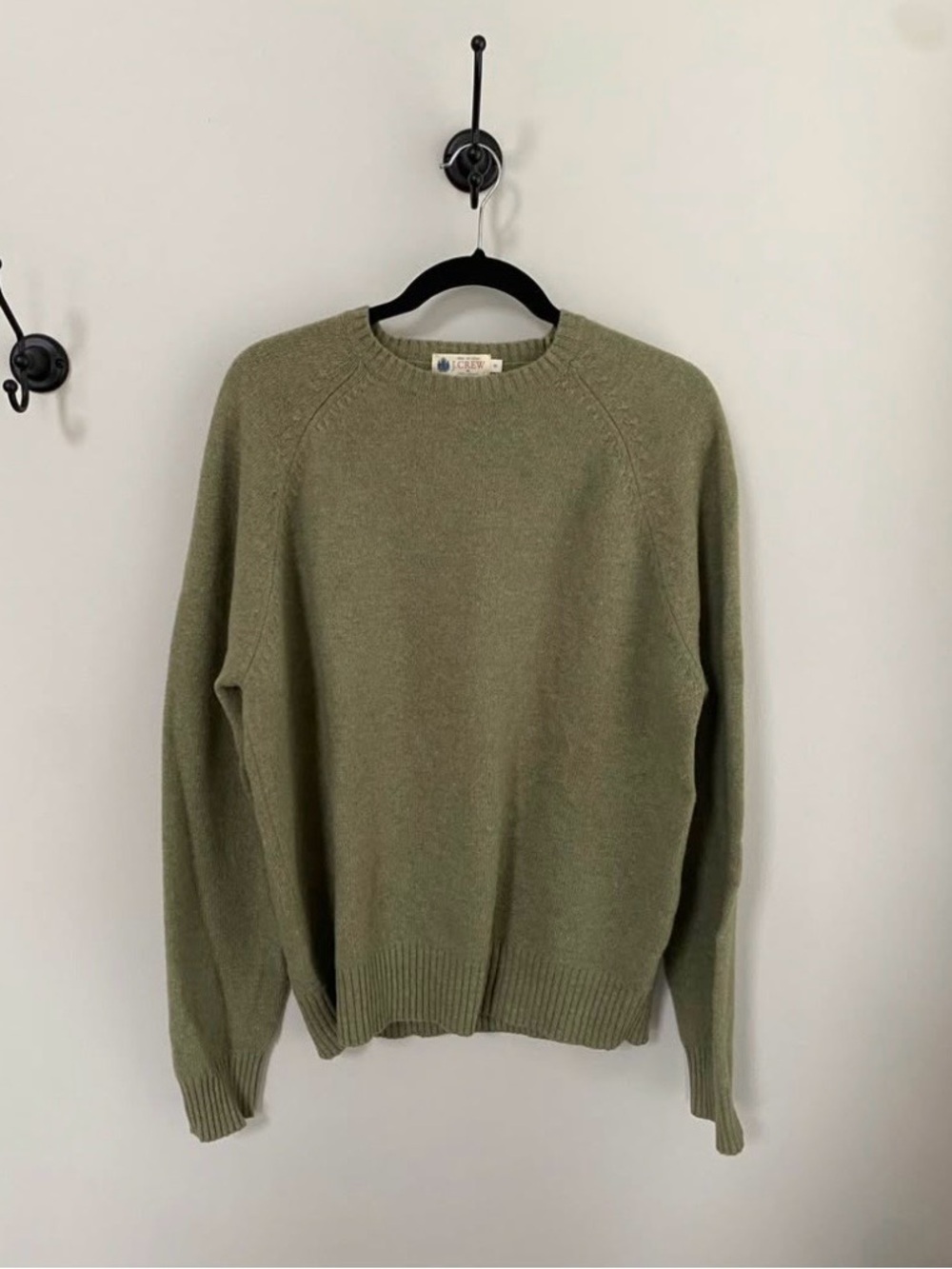 Vintage 90’s J. Crew Autumn Smokey Green Crewneck Sweater